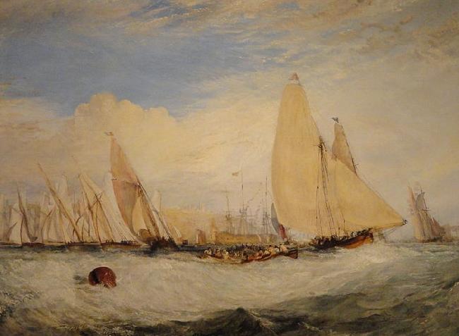 Joseph Mallord William Turner Regatta Beating To Windward China oil painting art